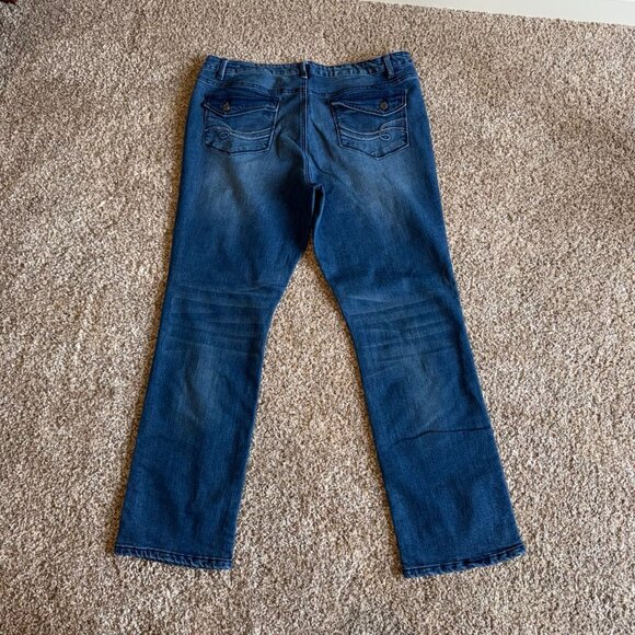 Only Denim distressed wrinkled boot cut jeans - Picture 5 of 12